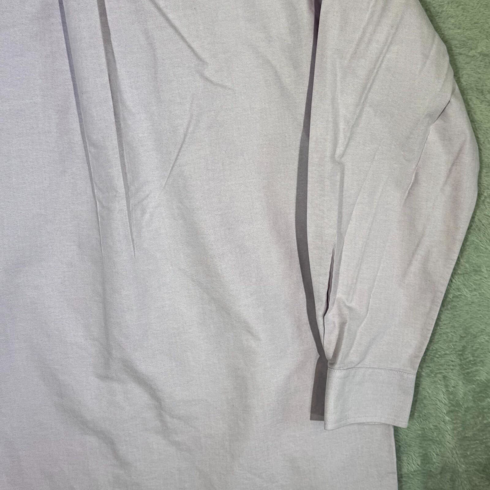Gold Label Men’s Dress Shirt 16×34 Light Purple 100% Cotton Long Sleeve Formal - Thumbnail 11