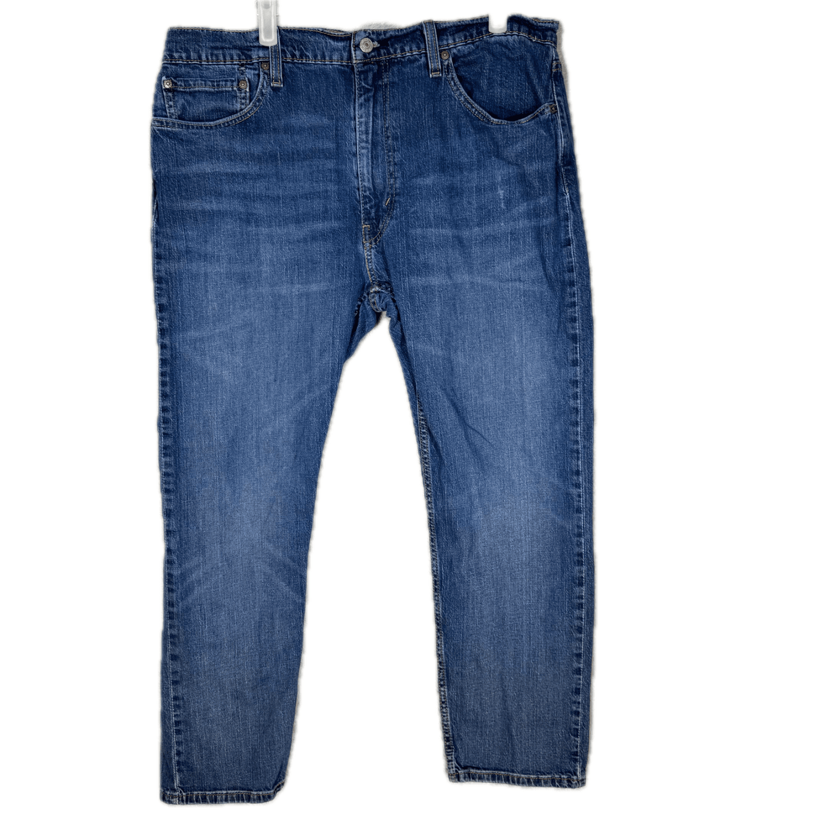 Levi’s 502 Men’s Jeans 38x30 Blue Denim Stretch Mid-Rise Straight Leg - Image 1