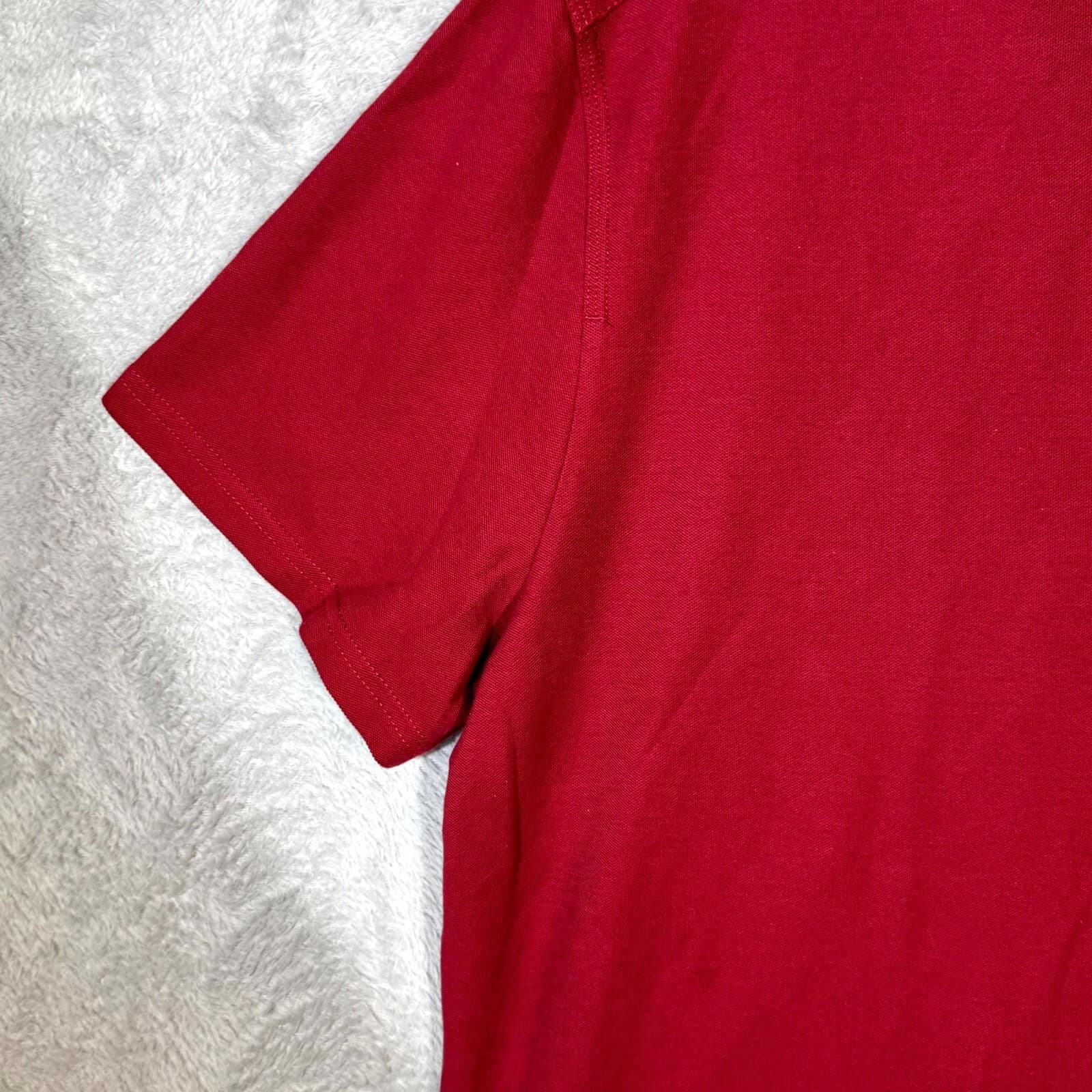 G.H. Bass & Co. Men’s Bluewater Bay Polo Shirt 2XL Red Cotton Short Sleeve New - Thumbnail 3