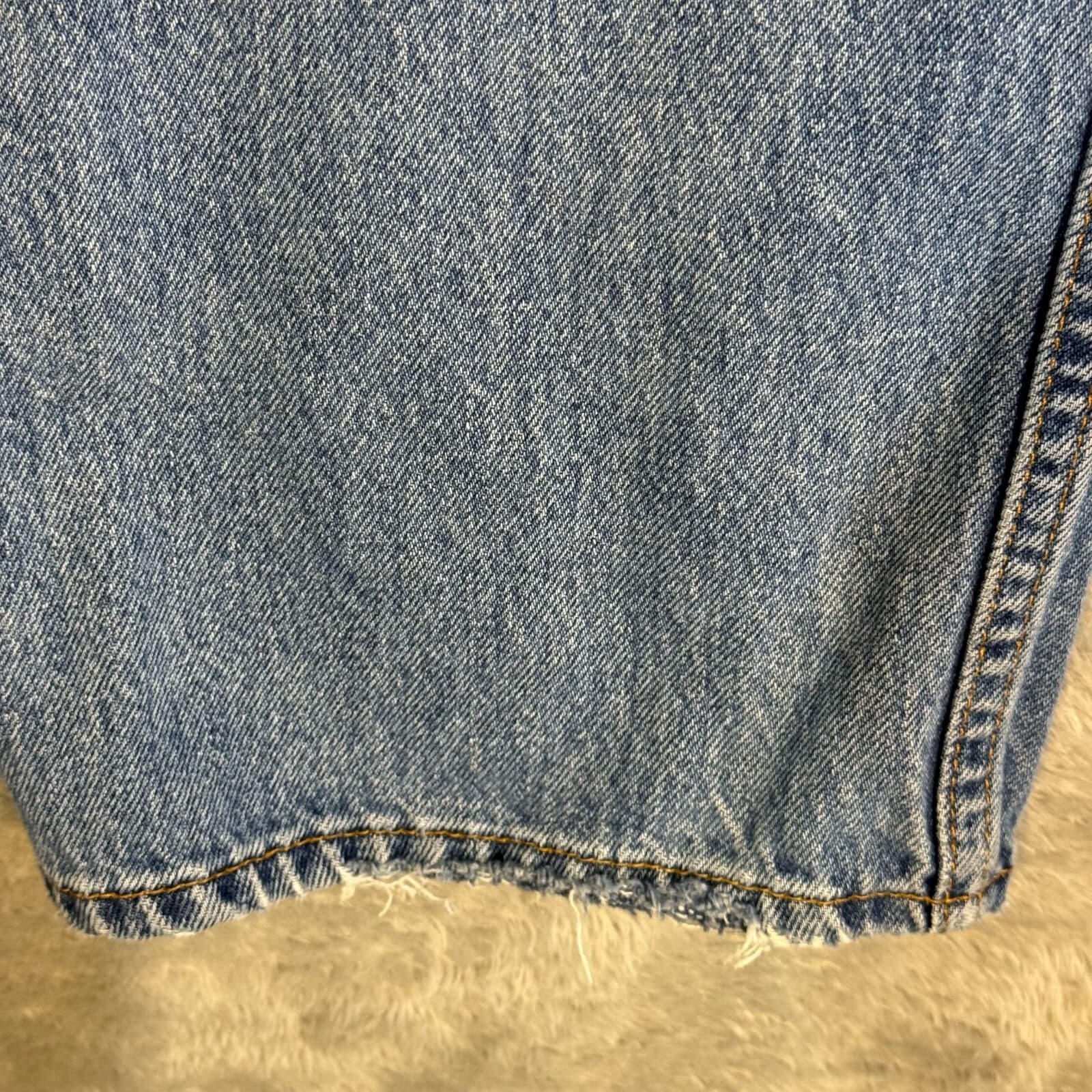 Levi’s 547 Men’s Jeans 34x32 Bootcut Mid Rise Classic Blue Denim - Thumbnail 11