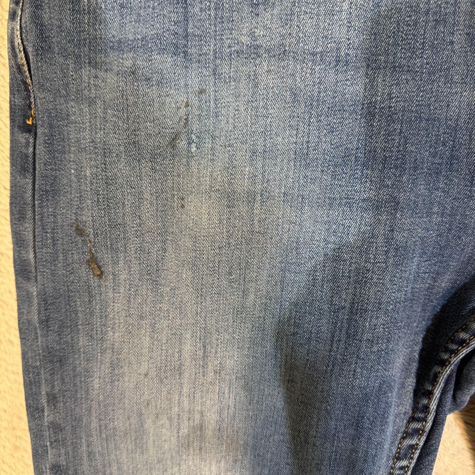 Levi’s 502 Men’s Jeans 32x32 Blue Denim Stretch Mid-Rise Straight Leg - Thumbnail 7