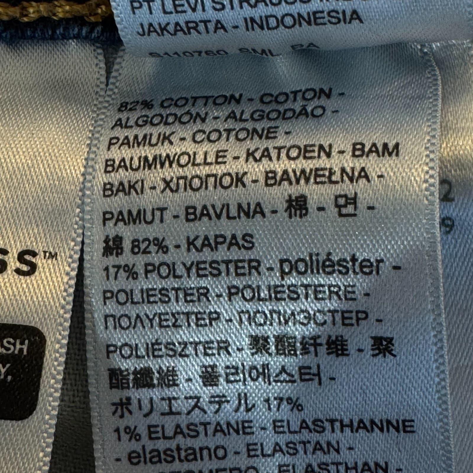 Levi’s 502 Men’s Jeans 32x32 Blue Denim Stretch Mid-Rise Straight Leg - Thumbnail 19