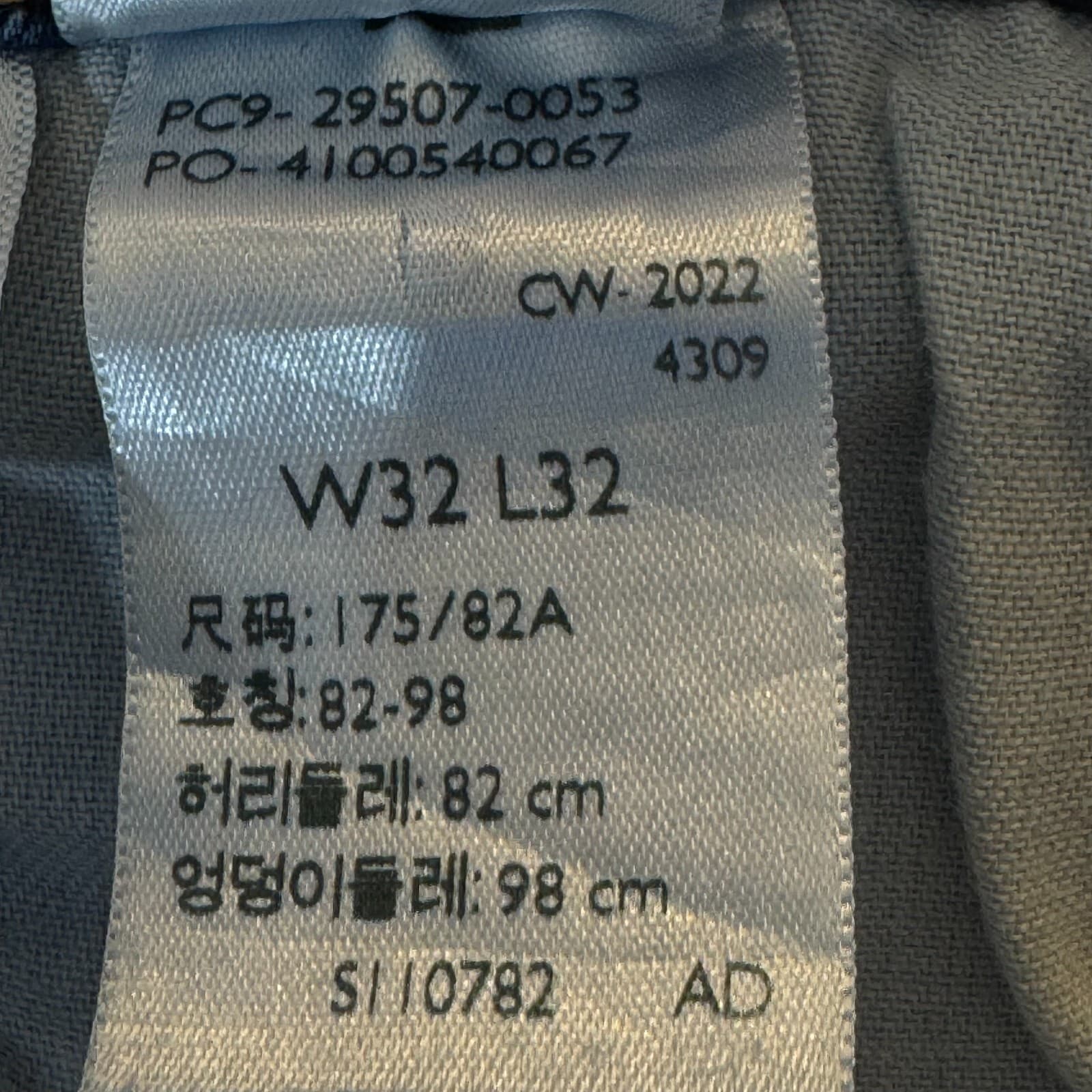 Levi’s 502 Men’s Jeans 32x32 Blue Denim Stretch Mid-Rise Straight Leg - Thumbnail 21