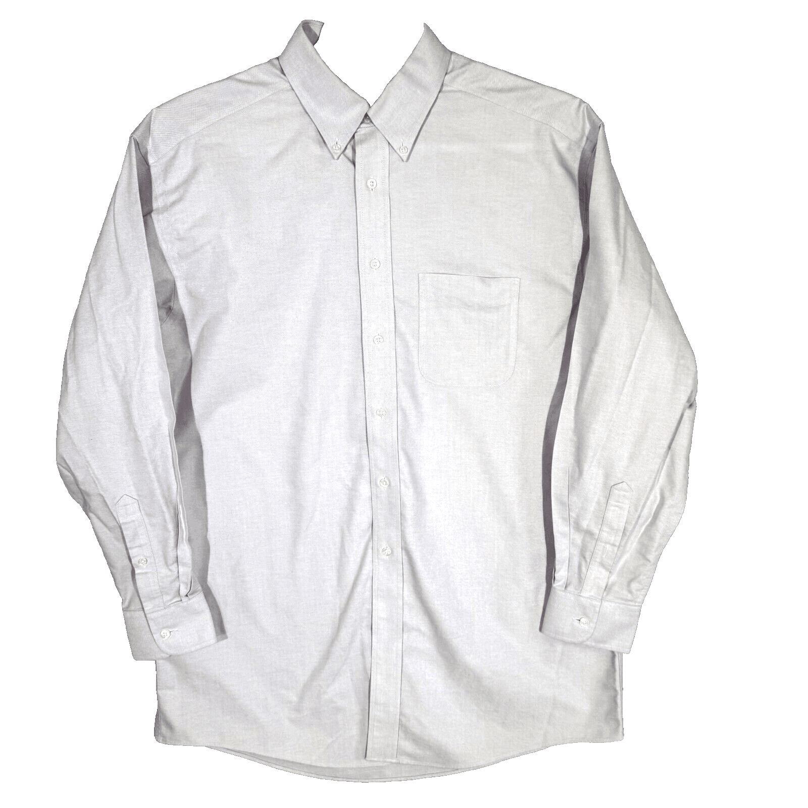 Gold Label Men’s Dress Shirt 16×34 Light Purple 100% Cotton Long Sleeve Formal - Image 1