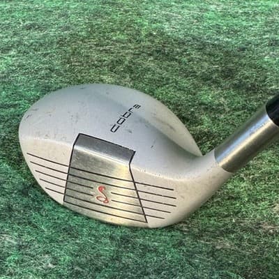 Vintage Cobra Greg Norman 3 Wood 14° Mens RH Steel Silver Fairway Golf Club - Thumbnail 2