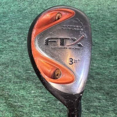 FTX Hybrid Iron 3 21° Mens RH Aldila Xtreme Distance Orange Graphite Golf Club - Image 1