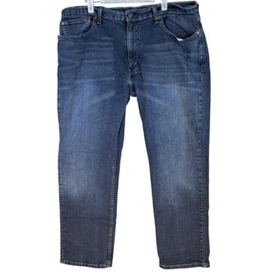 Levis 559 Jeans Mens 38x30 Blue Straight Leg Denim Stretch Mid Rise 98 Cotton - Image 1