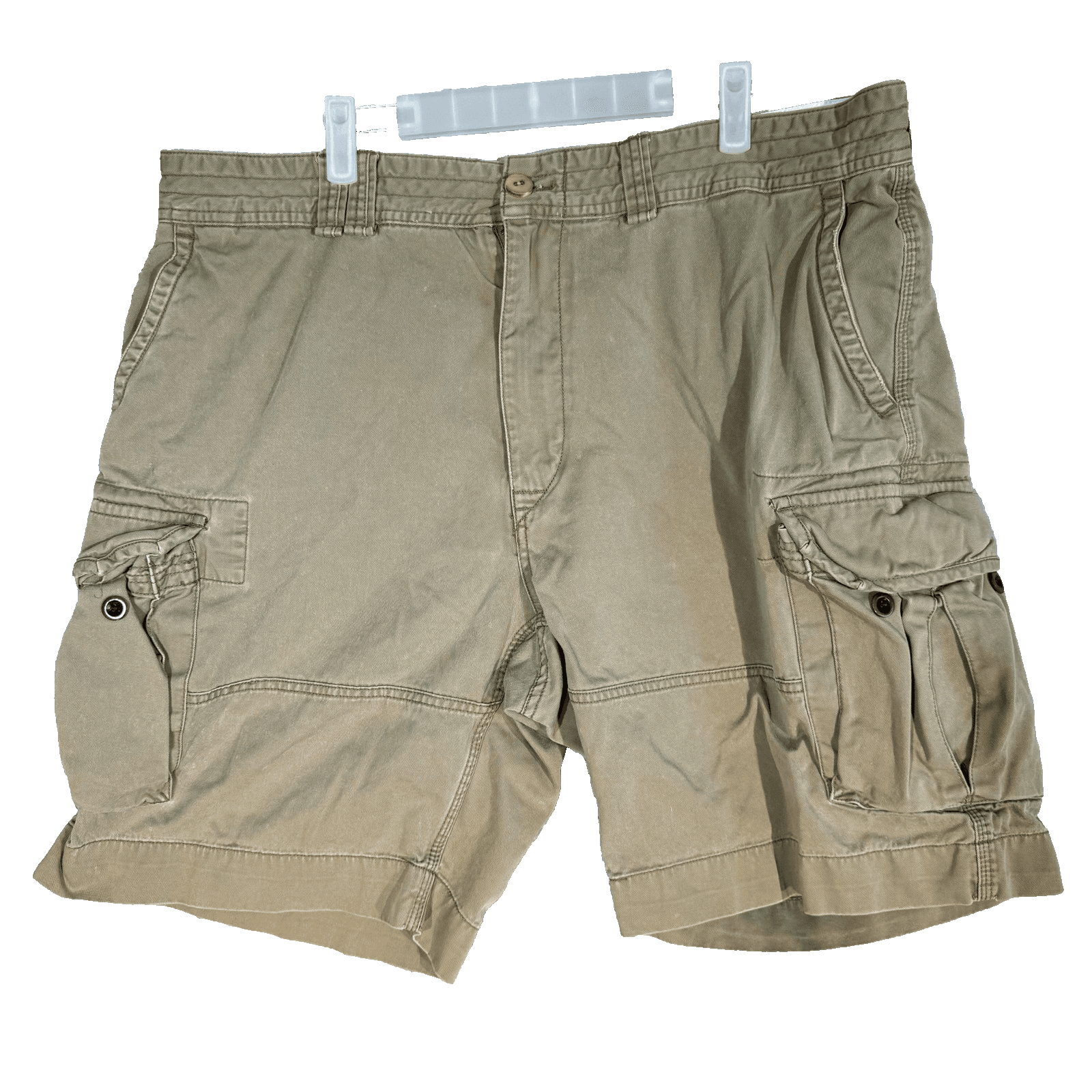 Polo Ralph Lauren Shorts Mens 40 Khaki Classic Polo Chino Cargo Pockets - Image 1