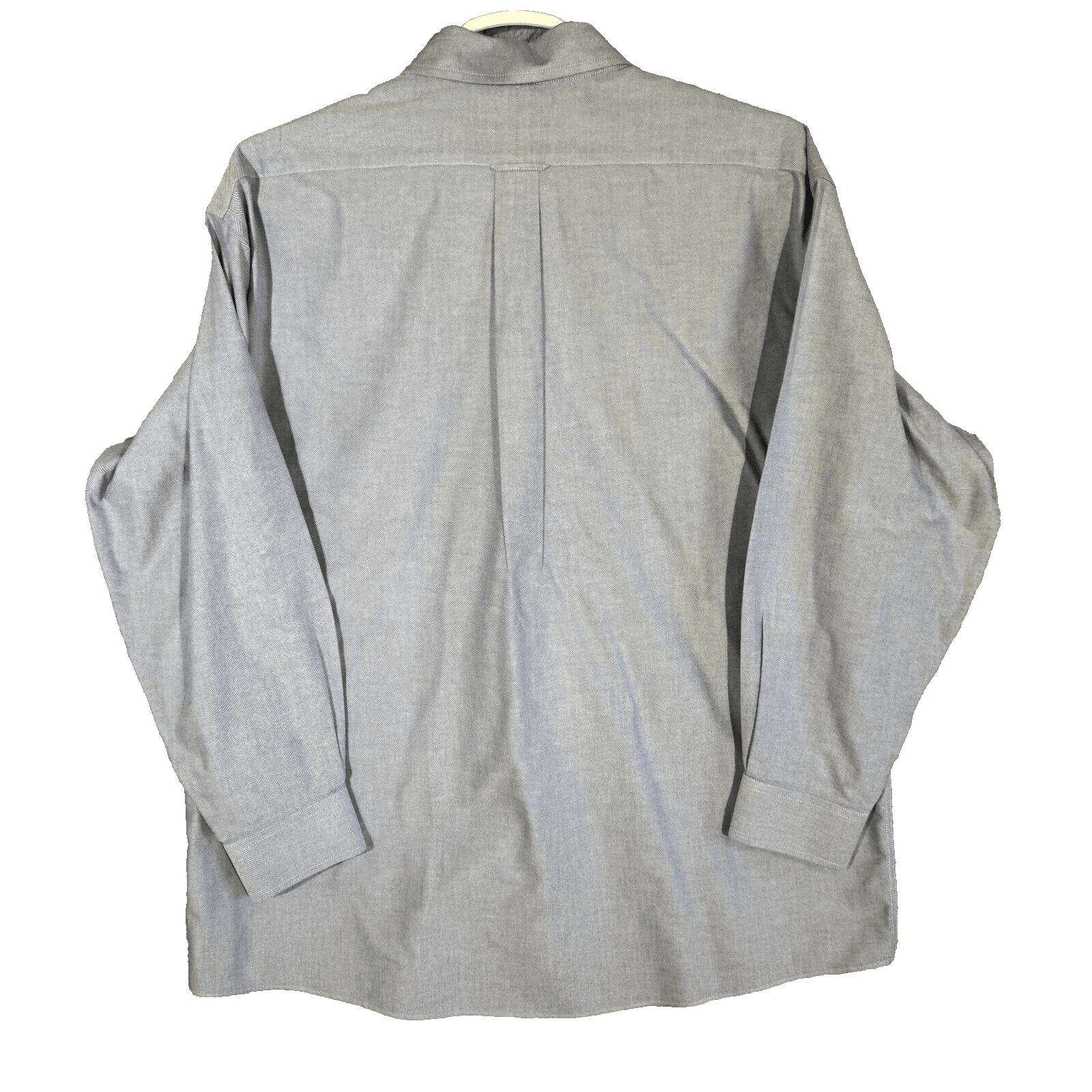 Gold Label Men’s Dress Shirt 17.5×35 Purple Cotton Long Sleeve Formal - Thumbnail 2