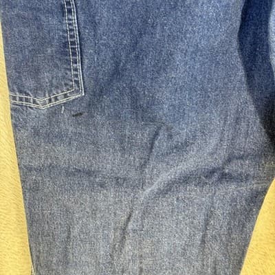 Carhartt FR Jeans Mens 40x30 Blue Flame Resistant Denim Work Carpenter Pants - Thumbnail 4