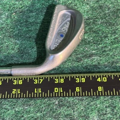 Vintage Ping Eye 2 3 Iron Mens RH ZZ Lite Stiff Steel Blue Dot Silver Golf Club - Thumbnail 5