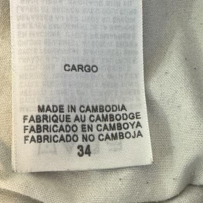 Levis Cargo Shorts Mens 34 Black 100% Cotton Multi Pocket Utility Casual - Thumbnail 4