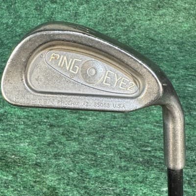 Vintage Ping Eye 2 4 Iron Mens Right Hand Single Apache PM-40+ Shaft Golf Club - Image 1