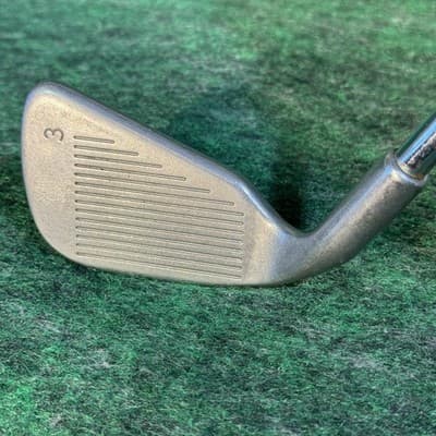 Vintage Ping Eye 2 3 Iron Mens RH ZZ Lite Stiff Steel Blue Dot Silver Golf Club - Thumbnail 2