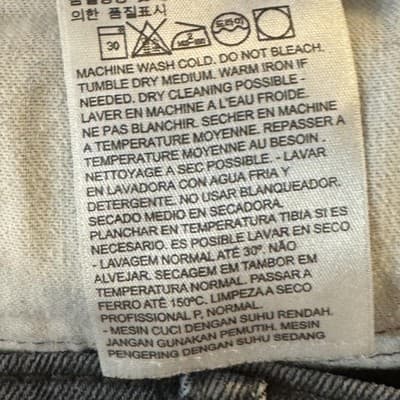 Levis 541 Jeans Mens 40x32 Gray Athletic Tapered Stretch Pants Classic 541 Fit - Thumbnail 6