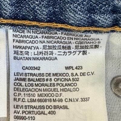 Levis 550 Denim Jean Shorts Mens 34 Blue Relaxed Fit Mid Rise 10 Inseam Casual - Thumbnail 4