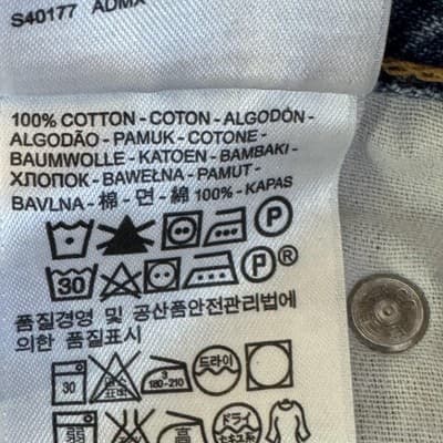 Levis 550 Denim Jean Shorts Mens 34 Blue Relaxed Fit Mid Rise 10 Inseam Casual - Thumbnail 5