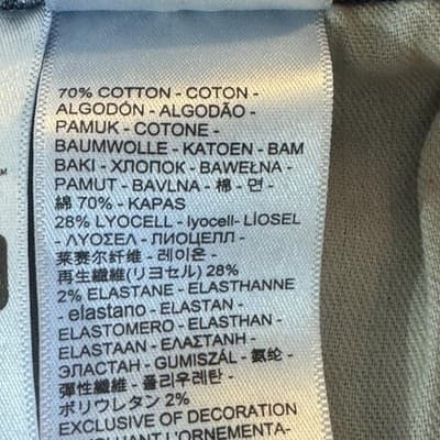 Levis 505 Jeans Mens 38x32 Blue Stretch Straight Leg Denim Medium Wash Pants - Thumbnail 5