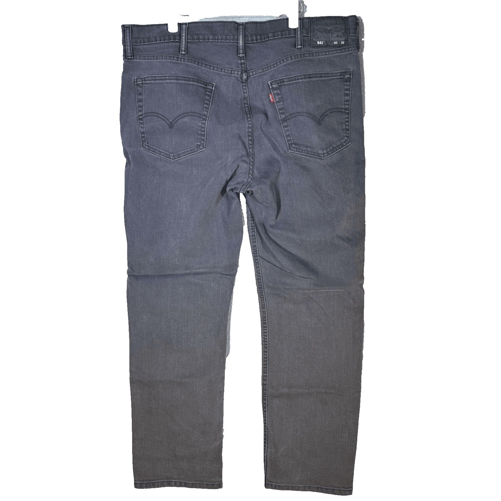Levis 541 Jeans Mens 40x32 Gray Athletic Tapered Stretch Pants Classic 541 Fit - Thumbnail 2
