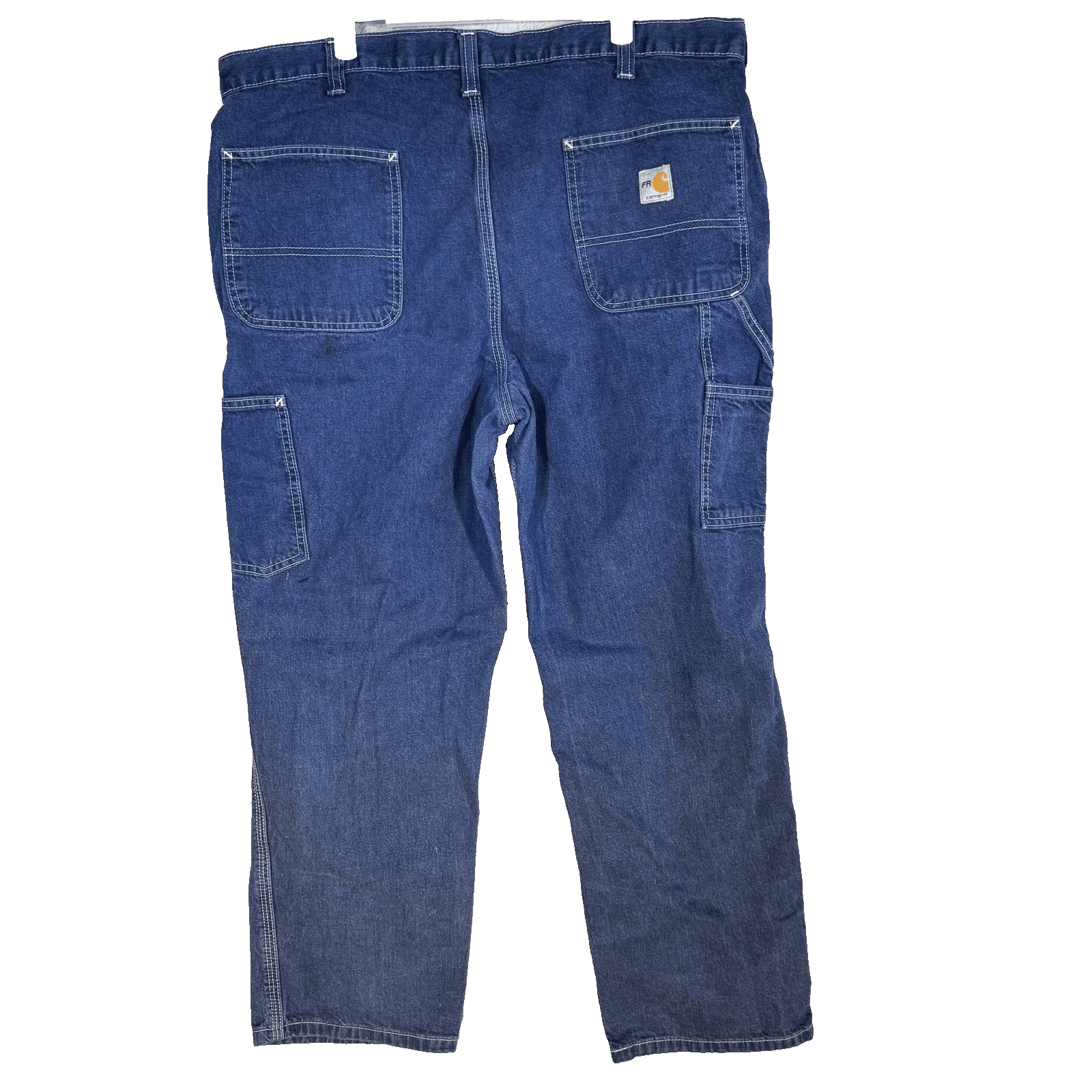 Carhartt FR Jeans Mens 40x30 Blue Flame Resistant Denim Work Carpenter Pants - Thumbnail 3