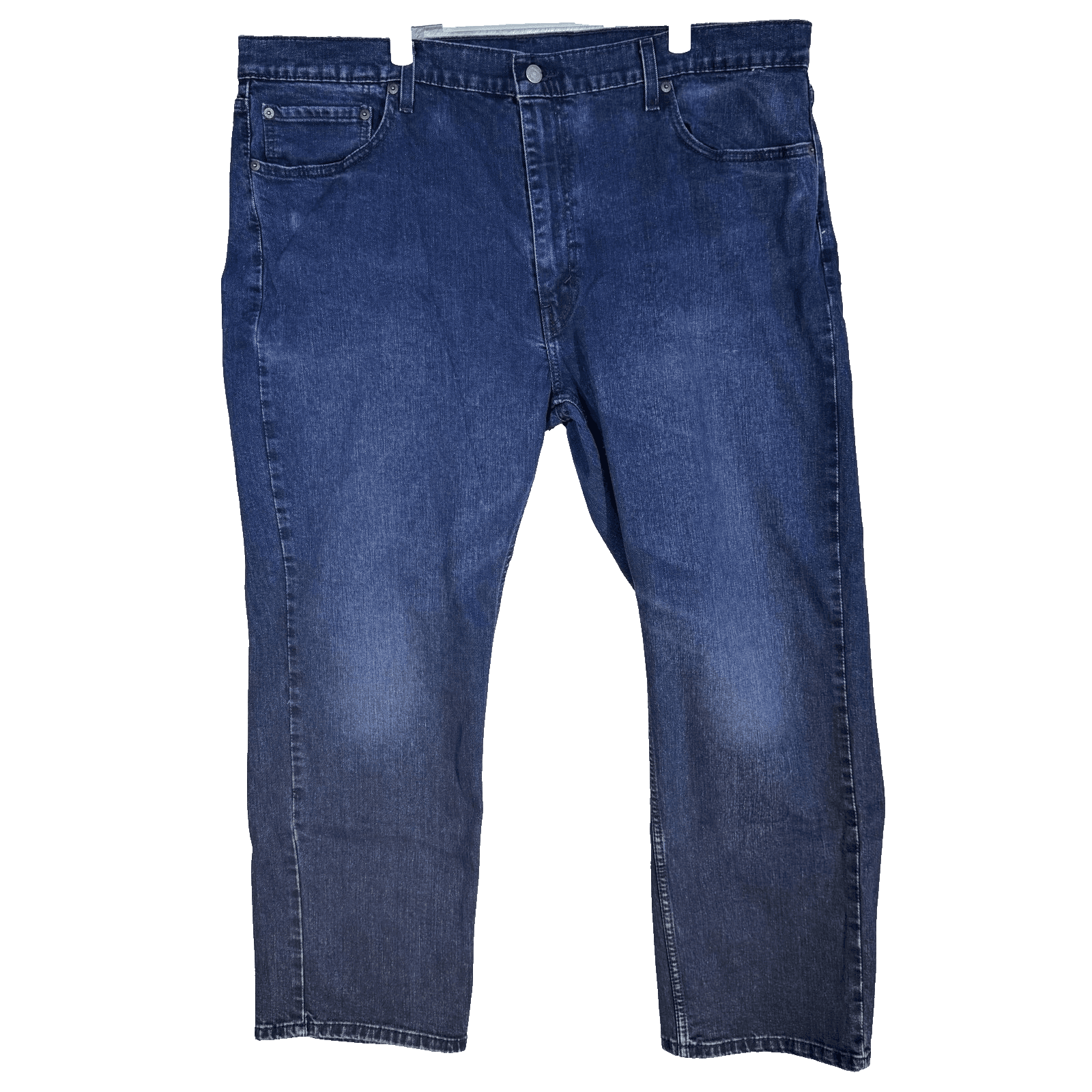 Levis 559 Jeans Mens 42x30 Dark Wash Blue Relaxed Straight Fit Denim Stretch - Image 1