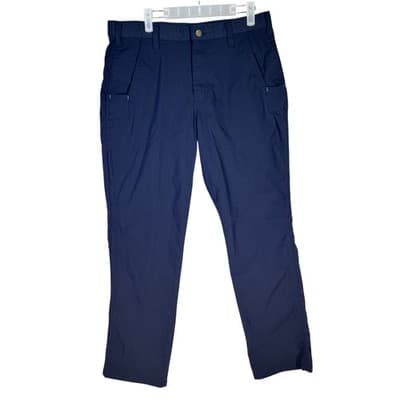 Carhartt Pants Mens 32x30 Navy Ripstop Relaxed Fit Utility Pocket Workwear Zip - Image 1