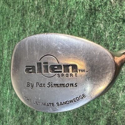 Vintage Alien Sport Ultimate Sandwedge Mens RH Regular Steel Silver Golf Club - Image 1