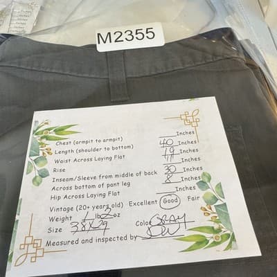 Carhartt Pants Mens 38x29 Gray Ripstop Relaxed Fit Utility Workwear Zip Pocket - Thumbnail 11