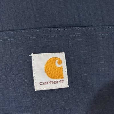 Carhartt Pants Mens 32x30 Navy Ripstop Relaxed Fit Utility Pocket Workwear Zip - Thumbnail 5