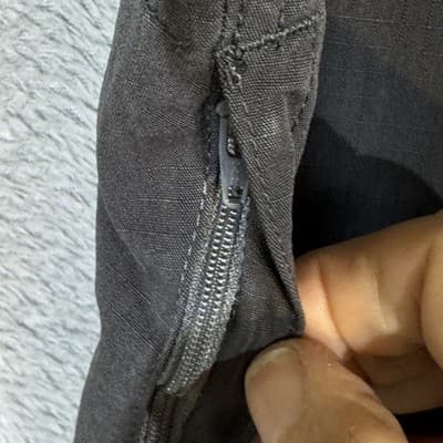 Carhartt Pants Mens 38x29 Gray Ripstop Relaxed Fit Utility Workwear Zip Pocket - Thumbnail 4