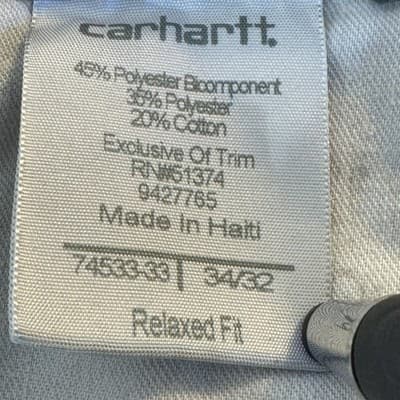 Carhartt Pants Mens 34x29 Relaxed Fit Ripstop Workwear Utility Pockets Zipper - Thumbnail 6