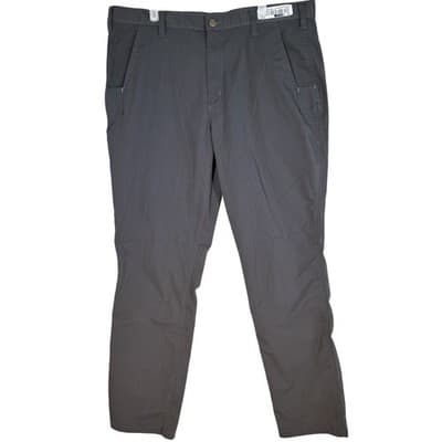 Carhartt Ripstop Pants Mens 38x34 Gray Relaxed Fit Workwear Utility Zip Pocket - Image 1
