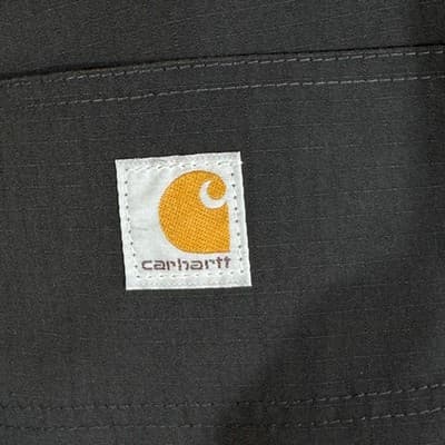 Carhartt Ripstop Pants Mens 38x34 Gray Relaxed Fit Workwear Utility Zip Pocket - Thumbnail 5