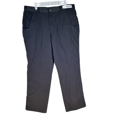 Carhartt Pants Mens 34x28 Gray Ripstop Relaxed Fit Workwear Utility Zip Pocket - Image 1