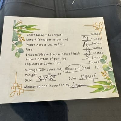 Carhartt Pants Mens 32x30 Navy Ripstop Relaxed Fit Utility Pocket Workwear Zip - Thumbnail 10