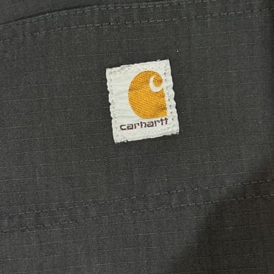 Carhartt Pants Mens 31x30 Gray Relaxed Fit Ripstop Utility Workwear Zip Pocket - Thumbnail 5