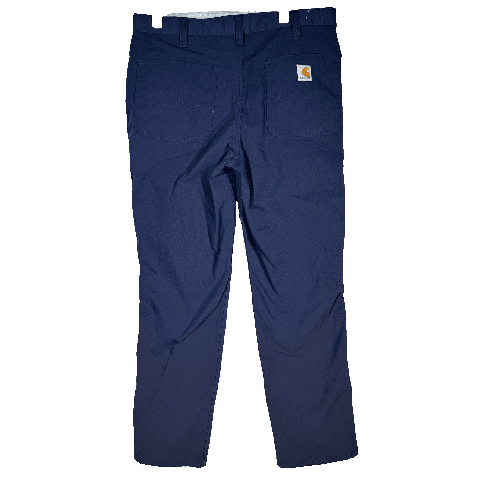 Carhartt Pants Mens 32x30 Navy Ripstop Relaxed Fit Utility Pocket Workwear Zip - Thumbnail 2