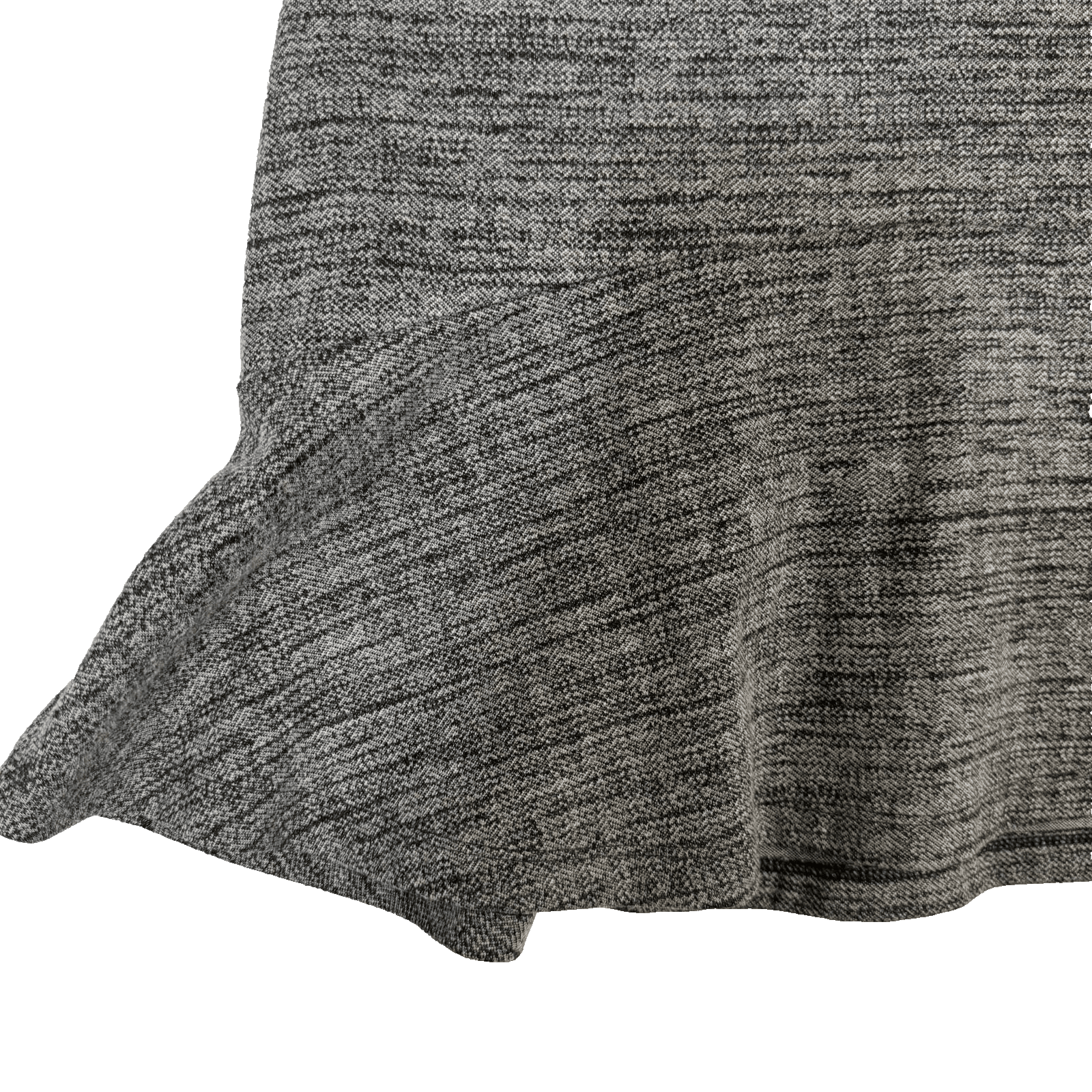 Banana Republic Gray Mini Skirt Size 0 – Ruffled Hem, Back Zipper W 157 - Thumbnail 3