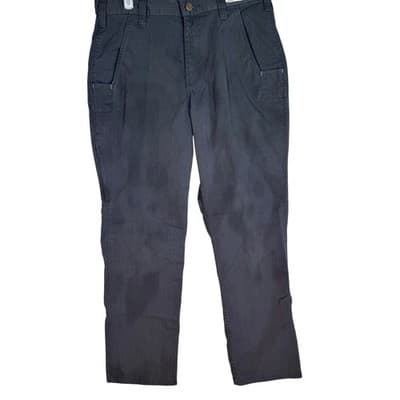 Carhartt Pants Mens 32x29 Gray Ripstop Relaxed Fit Workwear Utility Zip Pocket - Image 1