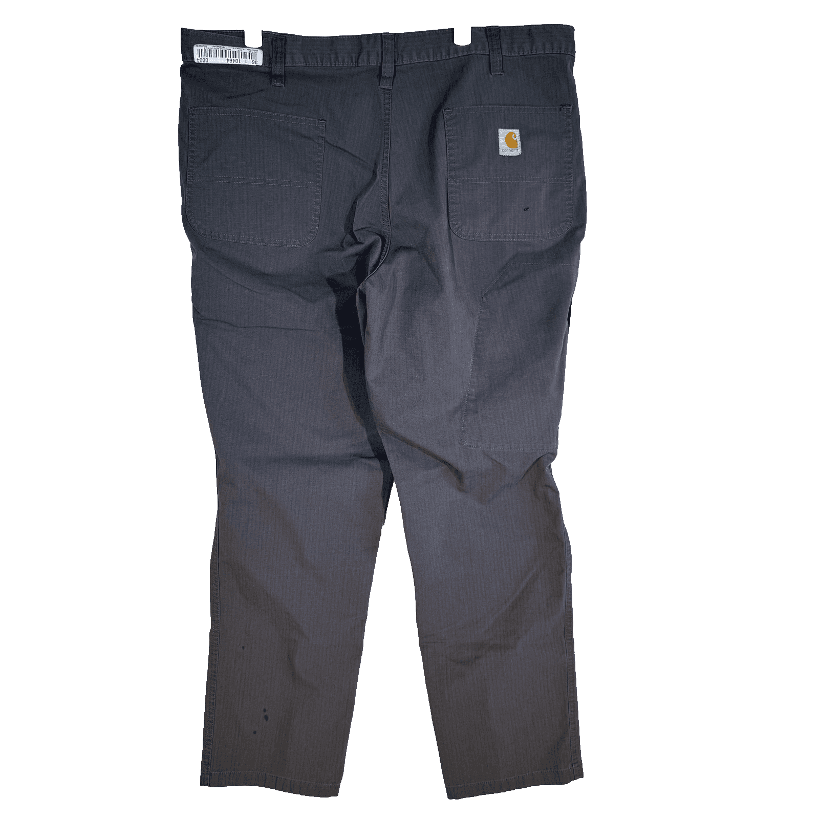 Carhartt Pants Mens 38x29 Gray Ripstop Relaxed Fit Utility Workwear Zip Pocket - Thumbnail 2