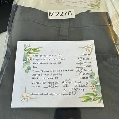 Carhartt Pants Mens 34x29 Gray Ripstop Workwear Utility Zipper Pocket Outdoor - Thumbnail 7