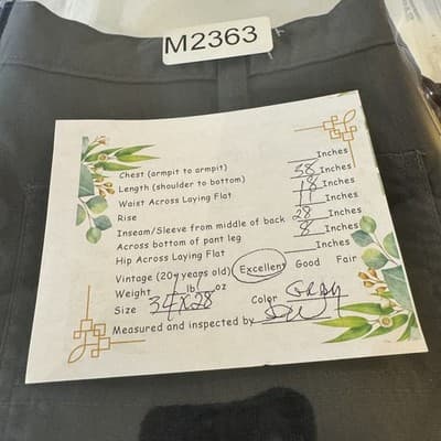 Carhartt Pants Mens 34x28 Gray Relaxed Fit Ripstop Cargo Outdoor Workwear - Thumbnail 9