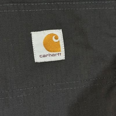 Carhartt Pants Mens 34x28 Gray Relaxed Fit Ripstop Cargo Outdoor Workwear - Thumbnail 5