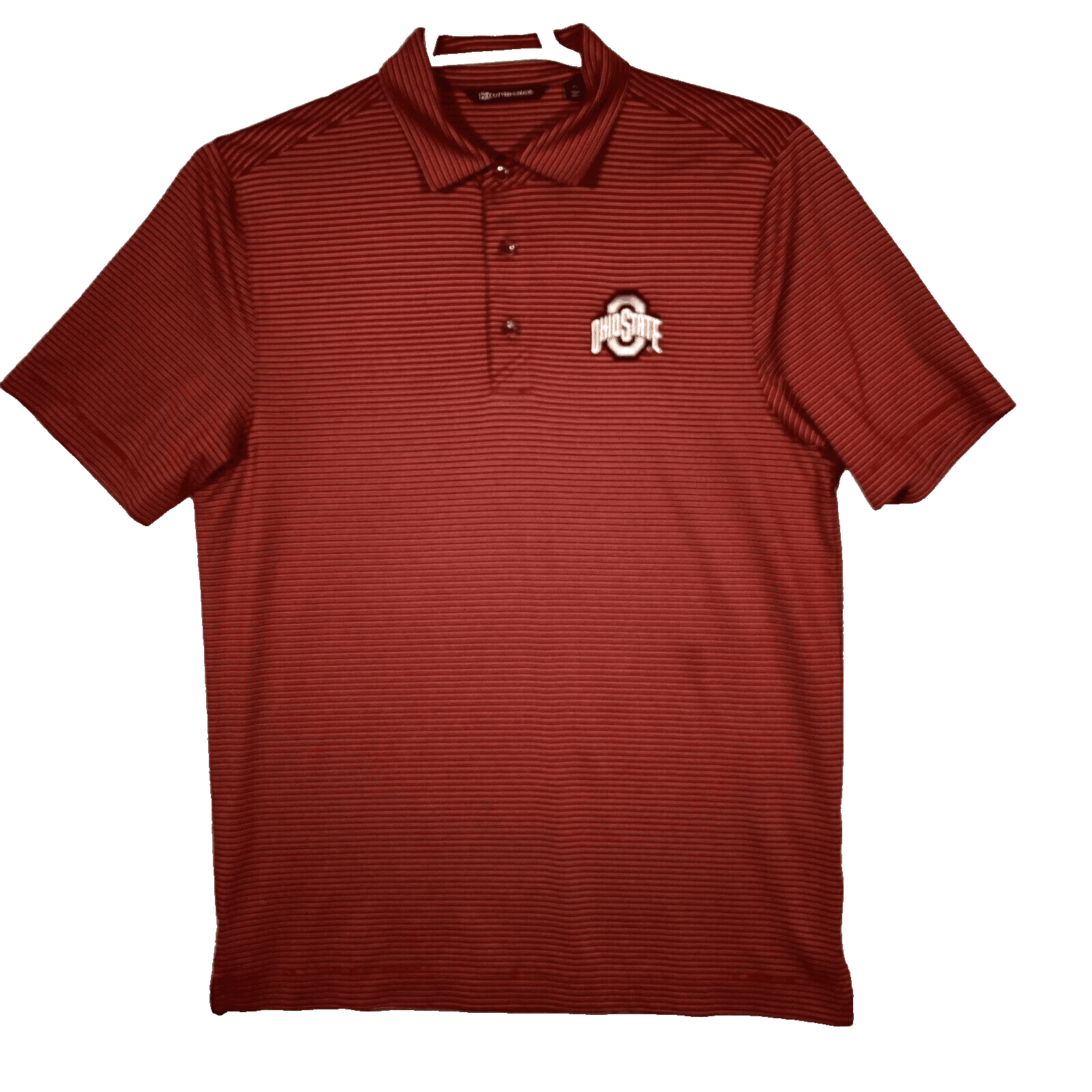 Cutter & Buck Polo Shirt Men’s Small Red Ohio State Buckeyes Stretch NCAA - Image 1