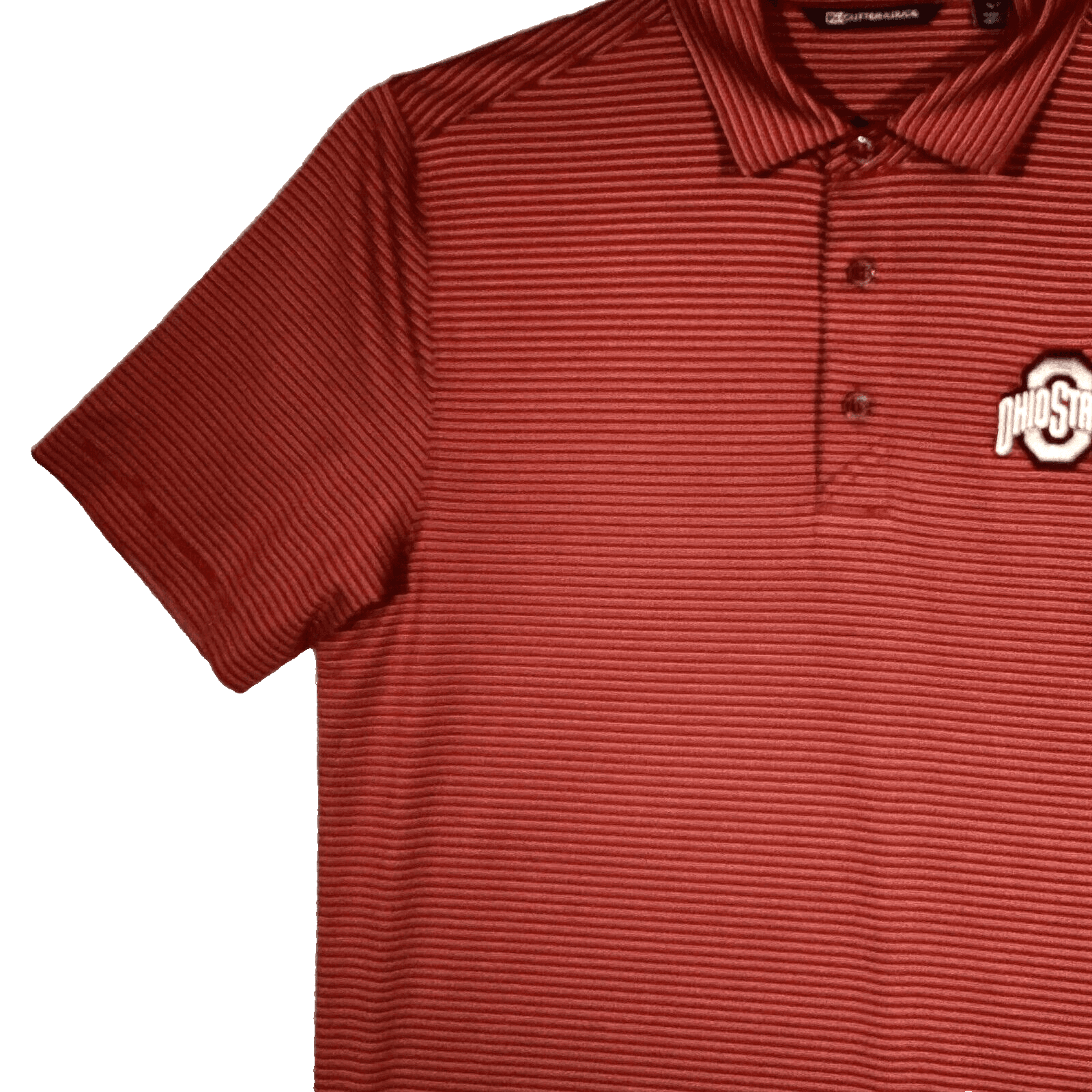 Cutter & Buck Polo Shirt Men’s Small Red Ohio State Buckeyes Stretch NCAA - Thumbnail 3