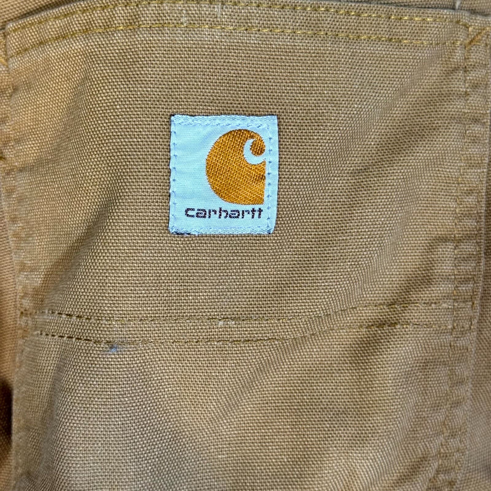Carhartt Carpenter Pants Men’s 34x36 Brown Cotton Dungaree Fit Straight Leg - Thumbnail 11