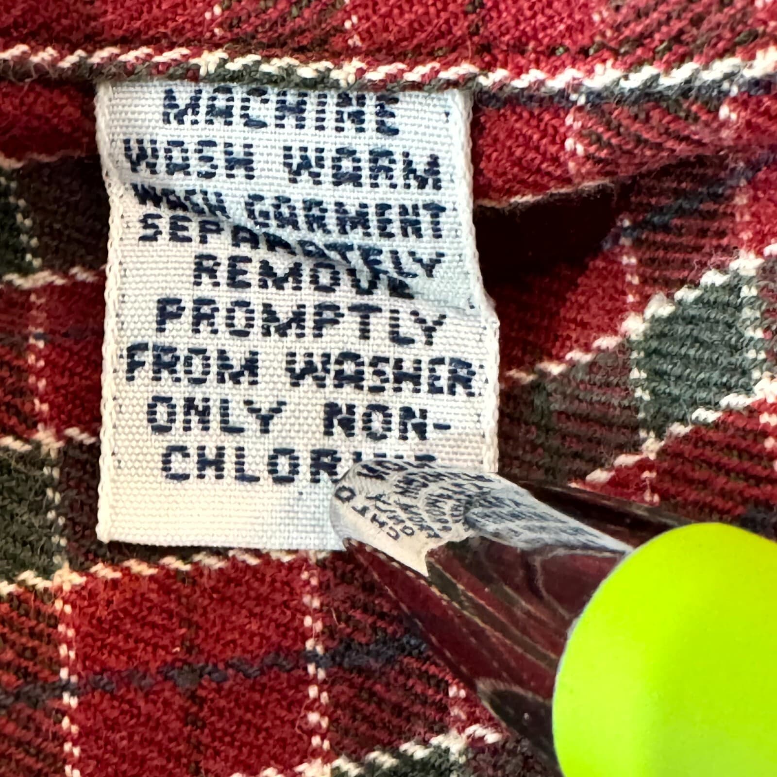 Ralph Lauren Blair Men’s Flannel Shirt XL Red Plaid 100% Cotton Button Down - Thumbnail 16