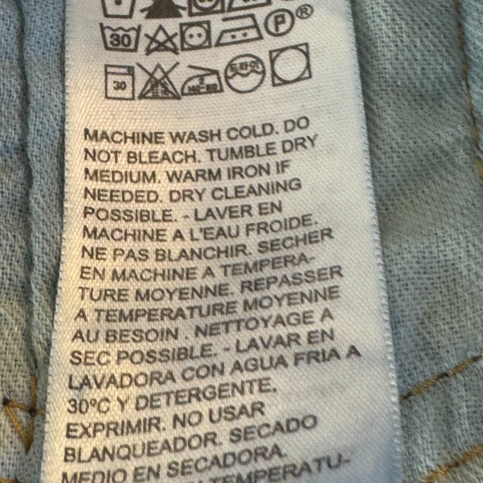 Levis 511 Mens Jeans 30x30 Blue Stretch Denim Medium Wash Straight Leg - Thumbnail 14