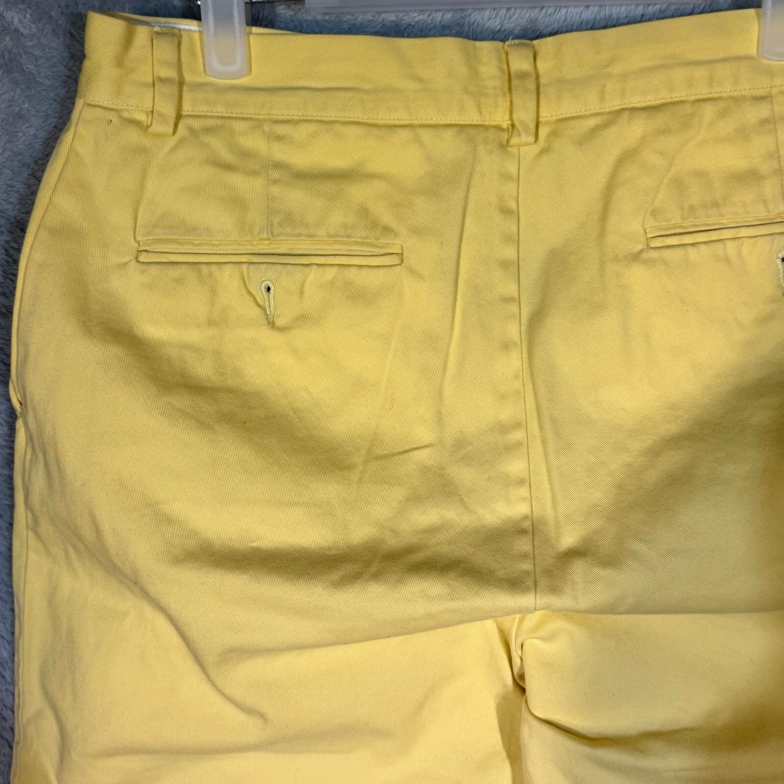 Polo Ralph Lauren Men’s Chino Pants 33x34 Yellow Flat Front Mid-Rise Cotton - Thumbnail 6