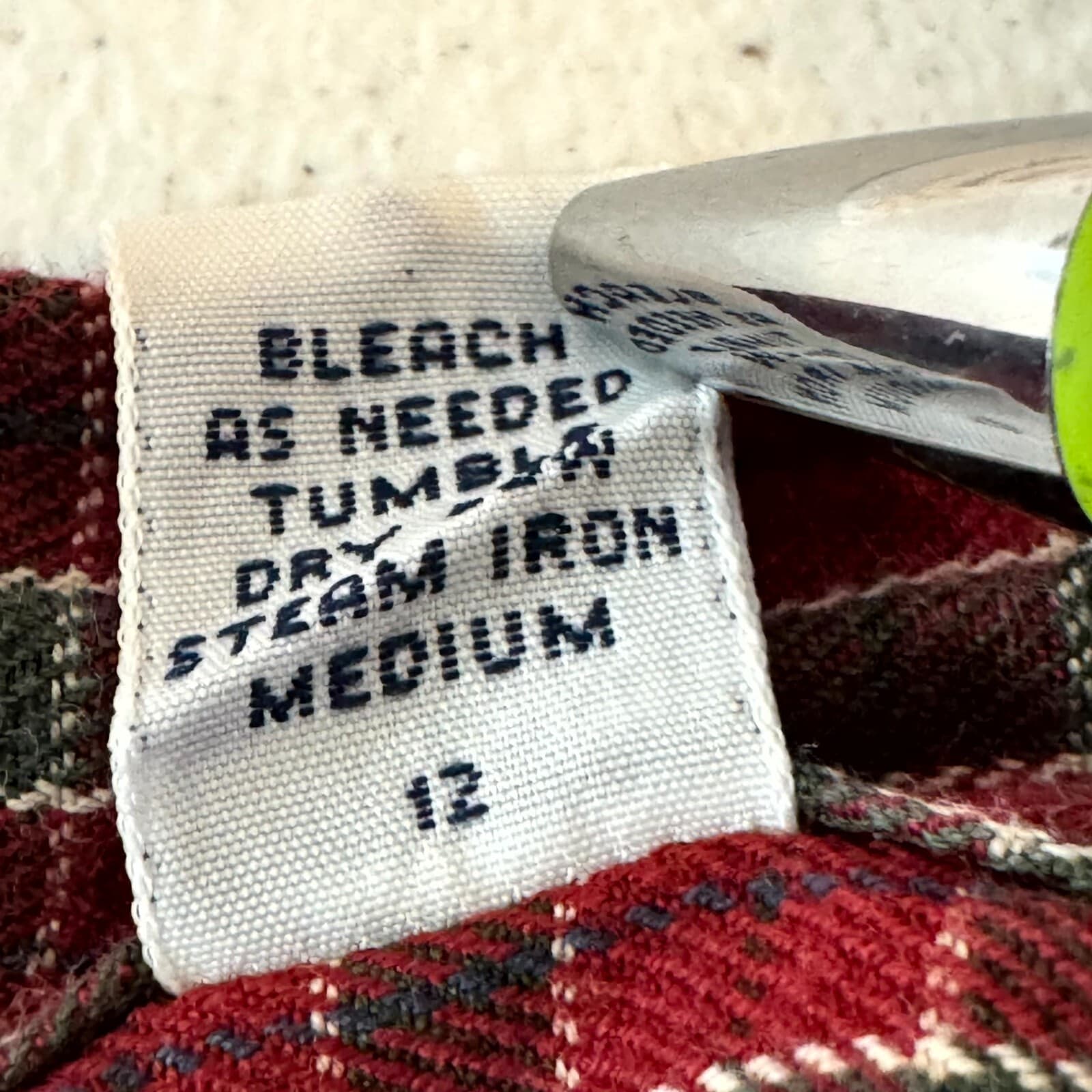 Ralph Lauren Blair Men’s Flannel Shirt XL Red Plaid 100% Cotton Button Down - Thumbnail 17